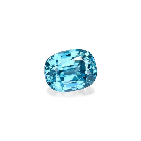 CUSHION-cut Blue Zircon Blue 4.43 carats