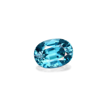 OVAL-cut Blue Zircon Blue 4.75 carats