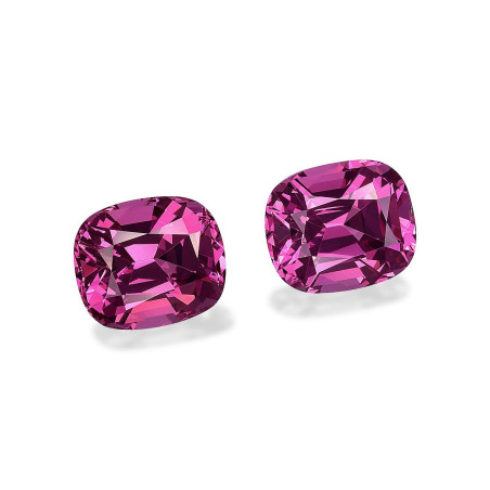 CUSHION-cut rhodolite Bubblegum Pink 8.36 carats