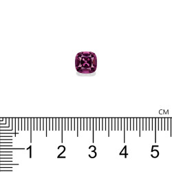 rhodolite الحجم وسادة الزاهي الوردي 1.93 