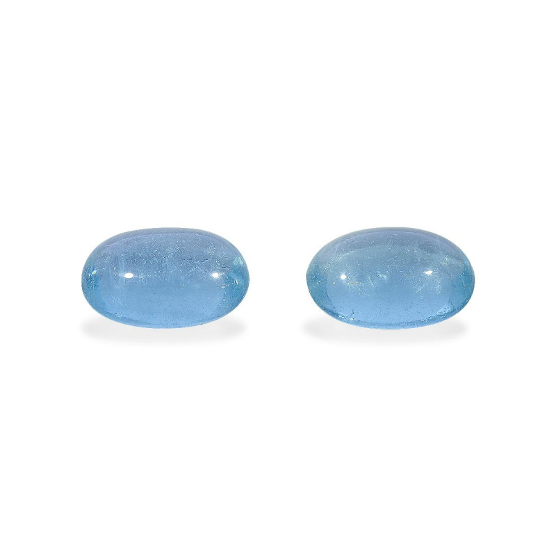 Aguamarina taille OVALE Ice Blue 25.05 carats