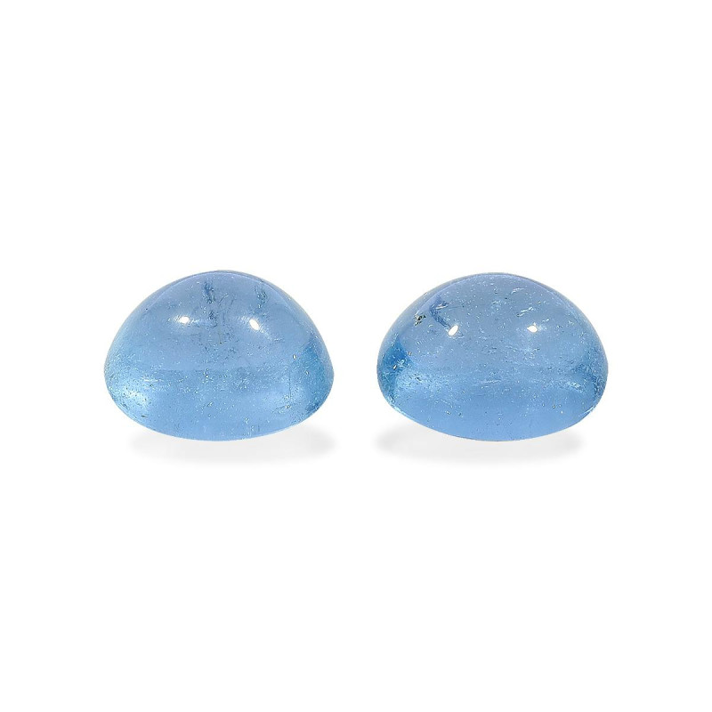 Aguamarina taille OVALE Ice Blue 12.59 carats