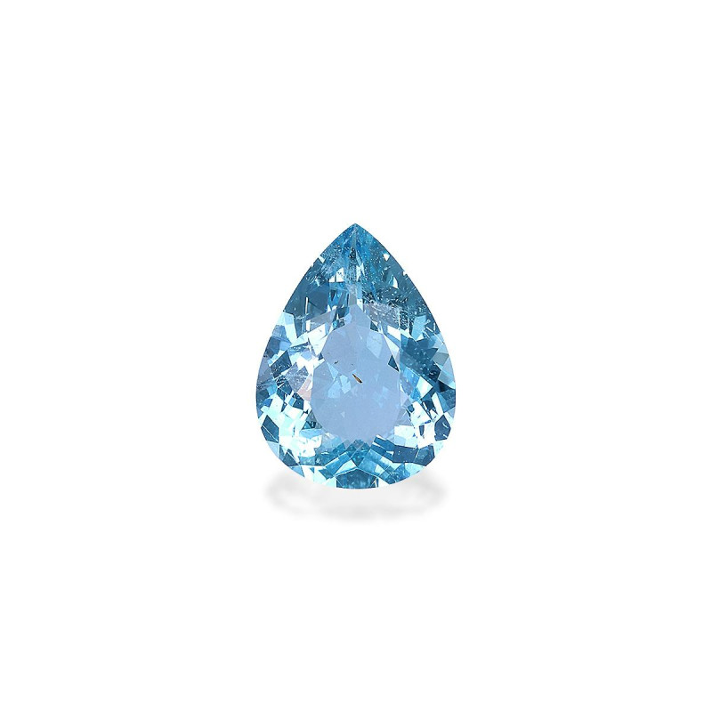Aguamarina taille Poire Baby Blue 2.57 carats