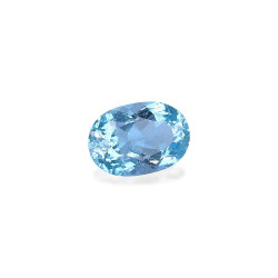 Ovaal geslepen Baby Blauwe Aquamarijn van 2,16 karaat