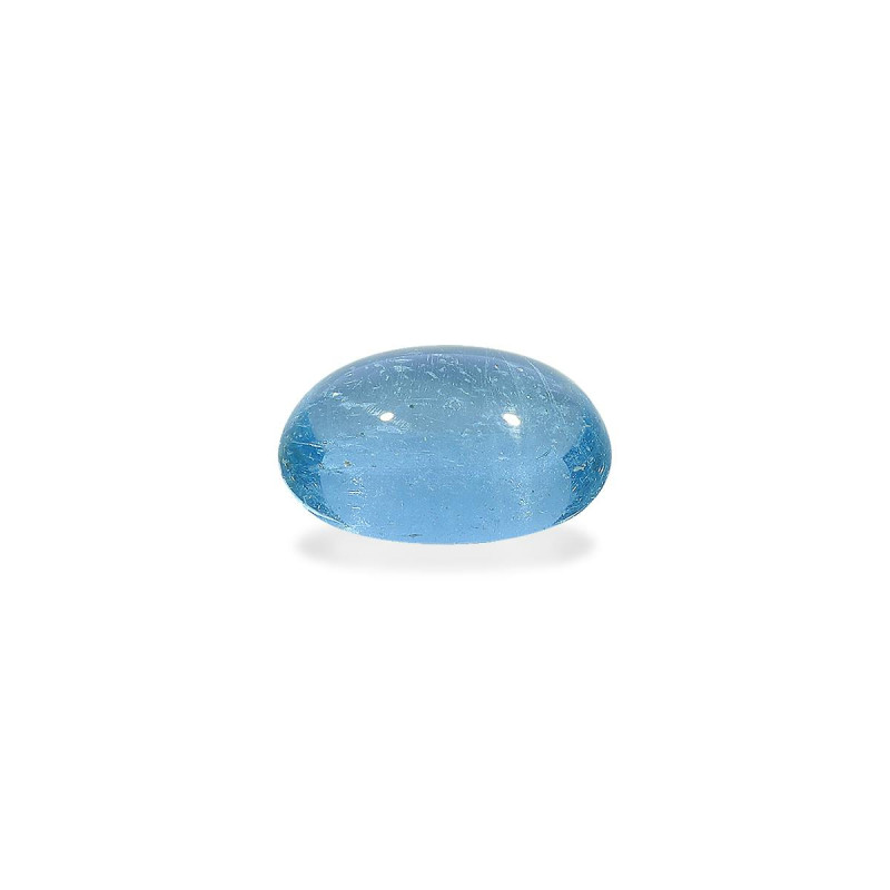 Ovaal geslepen Baby Blauwe Aquamarijn van 5,32 karaat