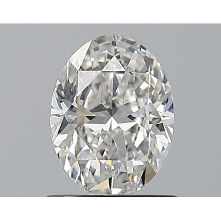 الماس على شكل بيضاوي بوزن 0.9 قيراط