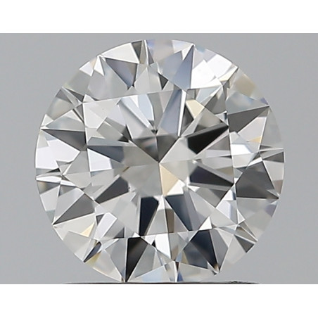 الماسة بشكل دائري بوزن قيراط واحد