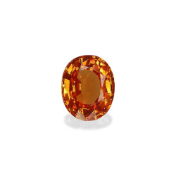 spessartite الحجم بيضاوي البرتقالي 3.21 