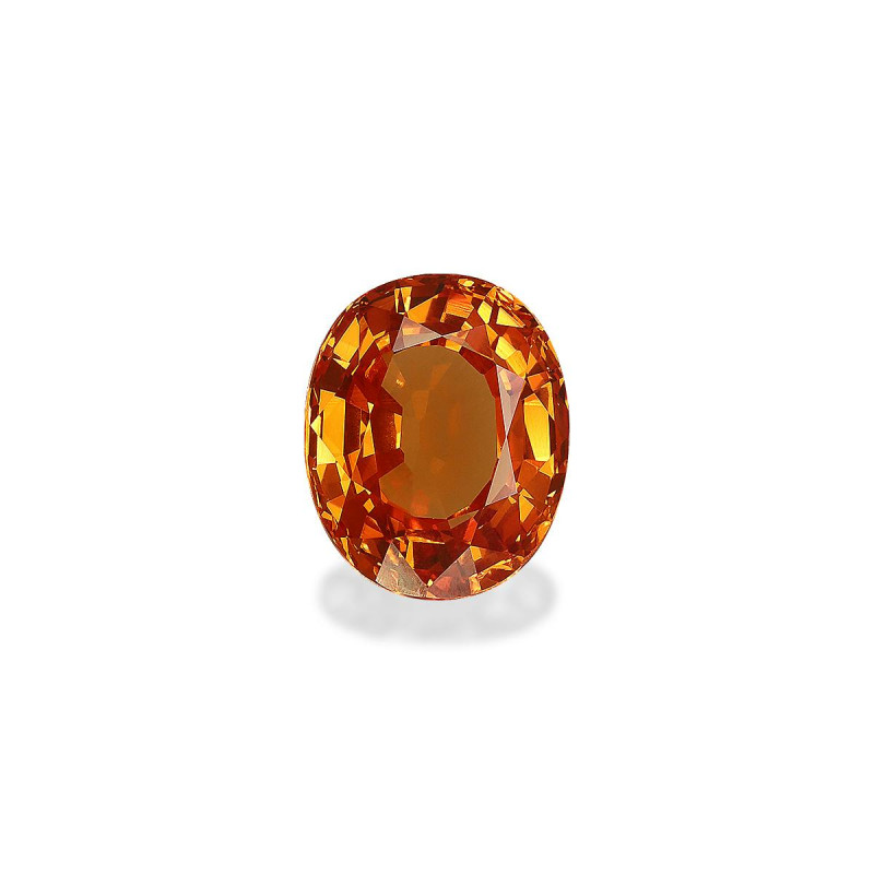 spessartite الحجم بيضاوي البرتقالي 3.21 