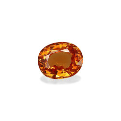 spessartite الحجم بيضاوي البرتقالي 3.21 