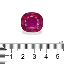 Ovale geslepen Koper Toermalijn Fuscia Roze 26.25 karaat