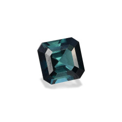 Turmalina Azul taille CARR&Eacute; VERT 2.24 carats
