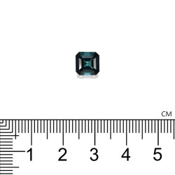 Turmalina Azul taille CARR&Eacute; VERT 2.24 carats