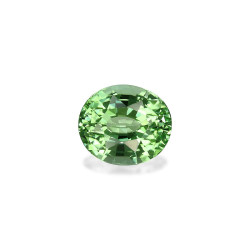 Chrom-Turmalin lengte OVAL Baumwollgr&uuml;n 2.93 karaten