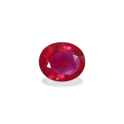 Rub&iacute;es de Mozambique taille OVALE Rosa 2.67 carats