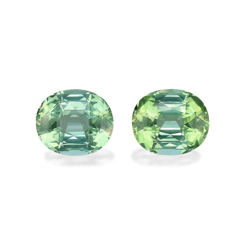 Tourmaline Verte taille OVALE VERT 18.40 carats