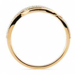 خاتم Hortense – ذهب عيار 18 قيراط وألماس طبيعي