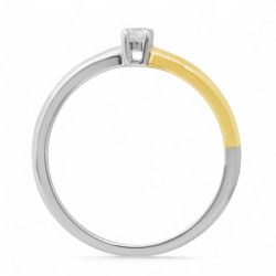 Anillo Suzanne – Oro de 18K y Diamante Natural | Celinni