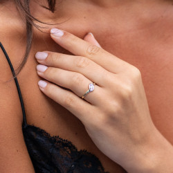 Anillo Suzy – Oro de 18K y Diamantes Naturales | Celinni