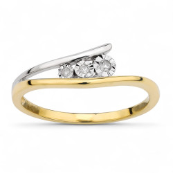 Basma Ring – 18K Gold and Natural Diamonds l Celinni