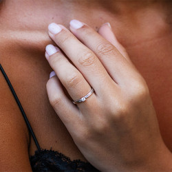 Anillo Gwenaëlle – Oro de 18K y Diamante Natural l Celinni