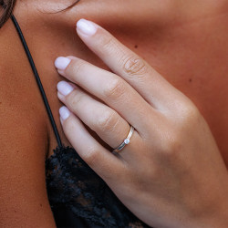 Anillo Gloria – Oro de 18K y Diamante Natural l Celinni