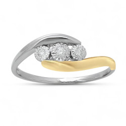 Anillo Yamina – Oro de 18K y Diamantes Naturales l Celinni