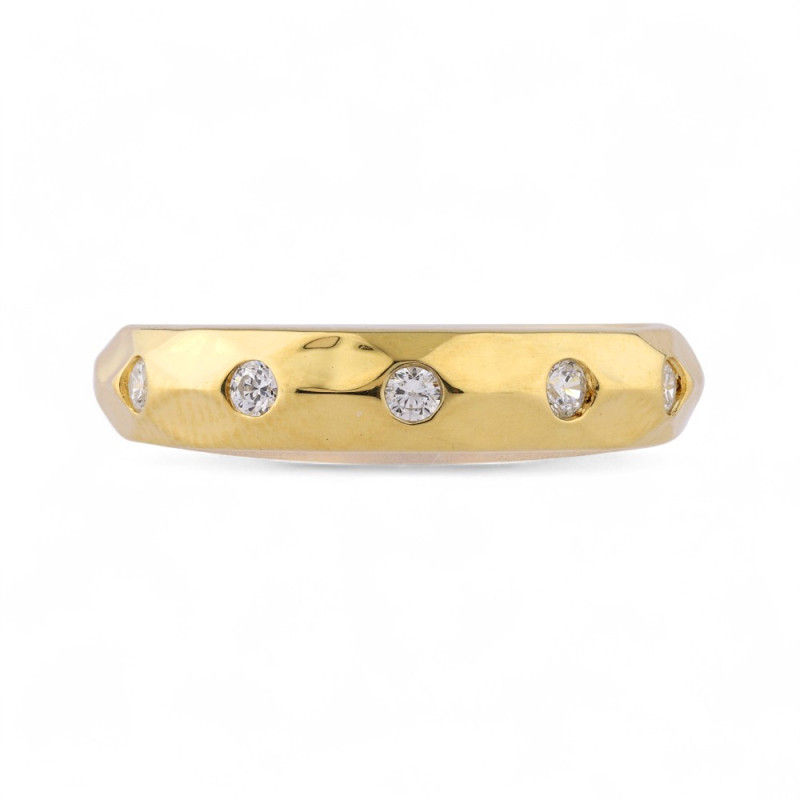 Giulia Natural Diamond Ring in 18K Gold