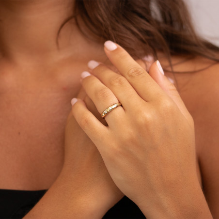 Giulia Natural Diamond Ring in 18K Gold