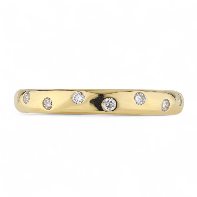 Anillo de Diamantes Naturales Garance en Oro de 18K