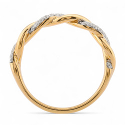 خاتم فلورنس – ذهب عيار 18 قيراط وألماس طبيعي l Celinni