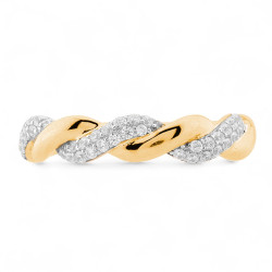 Florence Ring – 18K Gold and Natural Diamonds