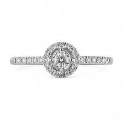 Faustine Natural Diamond Ring in 18K Gold l Celinni