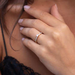 Anillo Evangeline – Oro de 18K y Diamantes Naturales | Celinni