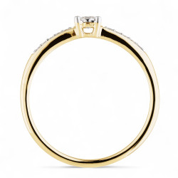 Eva Ring – 18K Gold and Natural Diamonds | Celinni