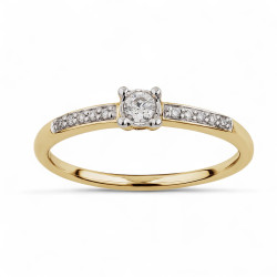 Ring Eva – 18K Gold und Natürliche Diamanten|Celinni