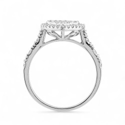 Ring Dora Herz – 18K Gold und Natürliche Diamanten l Celinni