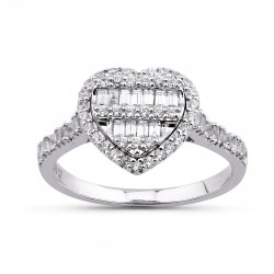 Bague de fiançaille Dora Coeur