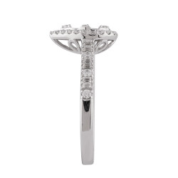 Anillo Dora Pera – Oro de 18K y Diamantes Naturales Celinni