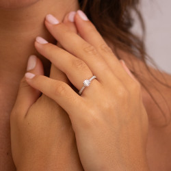 Anillo Aurore – Oro de 18K y Diamantes Naturales | Celinni