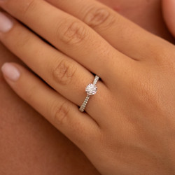 Anillo Aurore – Oro de 18K y Diamantes Naturales | Celinni