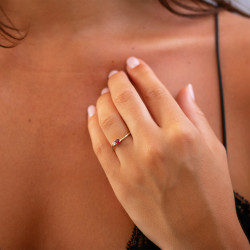 خاتم Milene بالياقوت الأحمر – ذهب عيار 18 قيراط وألماس طبيعي