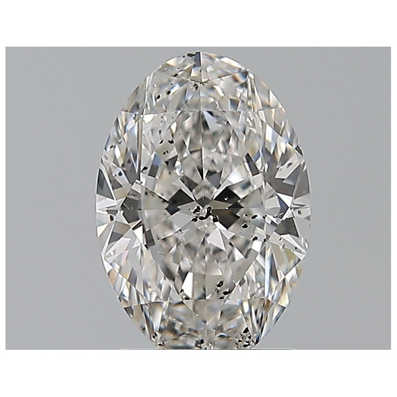 الماس على شكل بيضاوي بوزن 1.5 قيراط