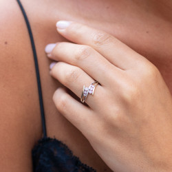 Anillo Inès – Oro de 18K y Diamantes Naturales l Celinni