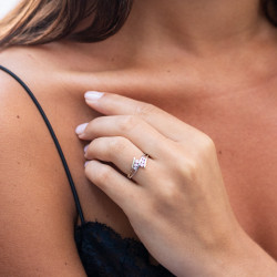 Ines Ring – 18K Gold and Natural Diamonds l Celinni