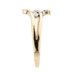Ines Ring – 18K Gold and Natural Diamonds l Celinni