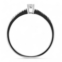 Iphigenie Black Diamond Ring – 18K Gold and Natural Diamonds