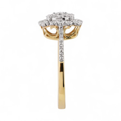 Esther Ring – 18K Goud en Natuurlijke Diamanten | Celinni