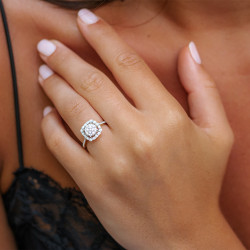 Esther Ring – 18K Goud en Natuurlijke Diamanten | Celinni