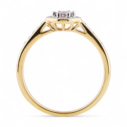Erina Ring – 18K Goud en Natuurlijke Diamanten | Celinni